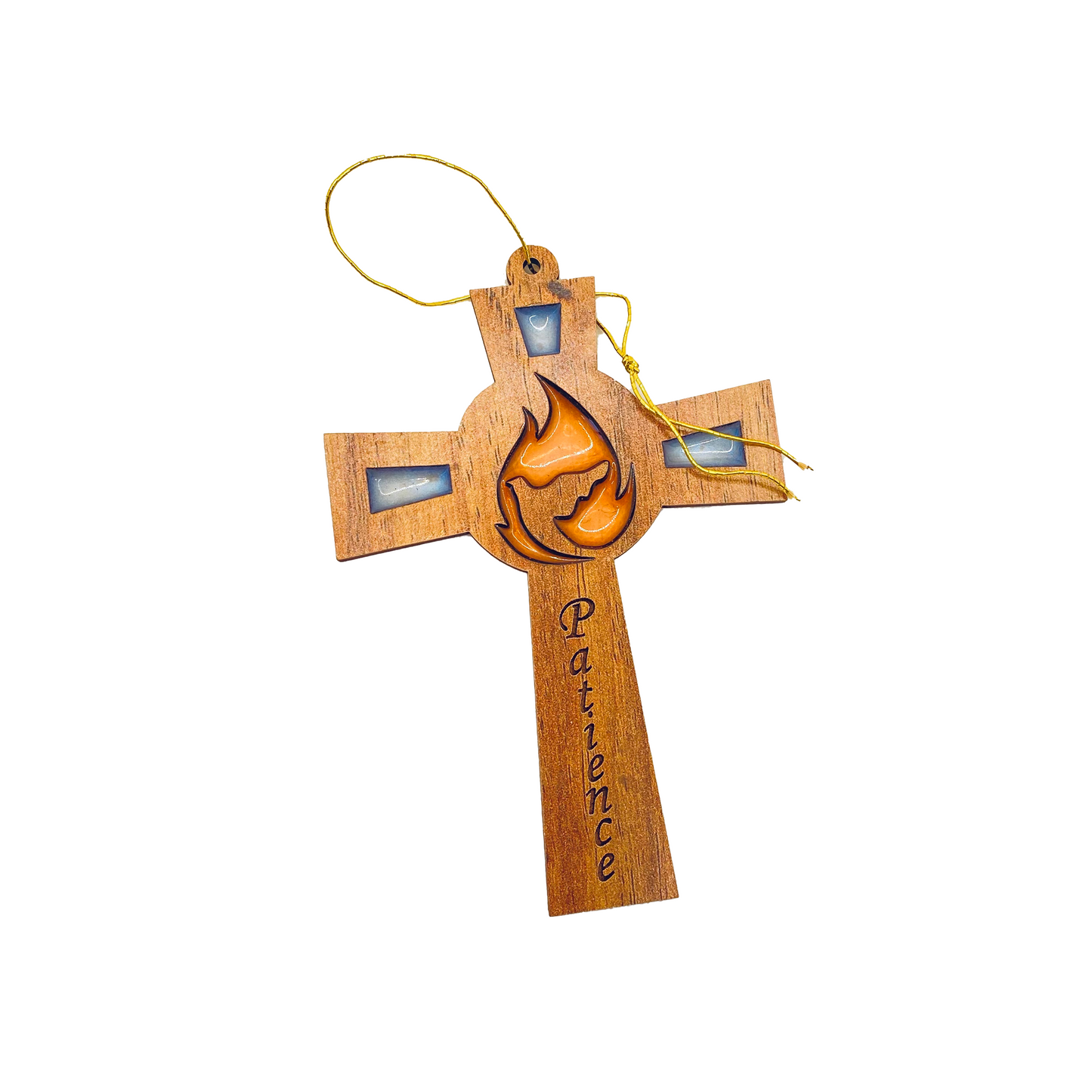 Cross with Holy Spirt Centered as a Dove - PATIENTS