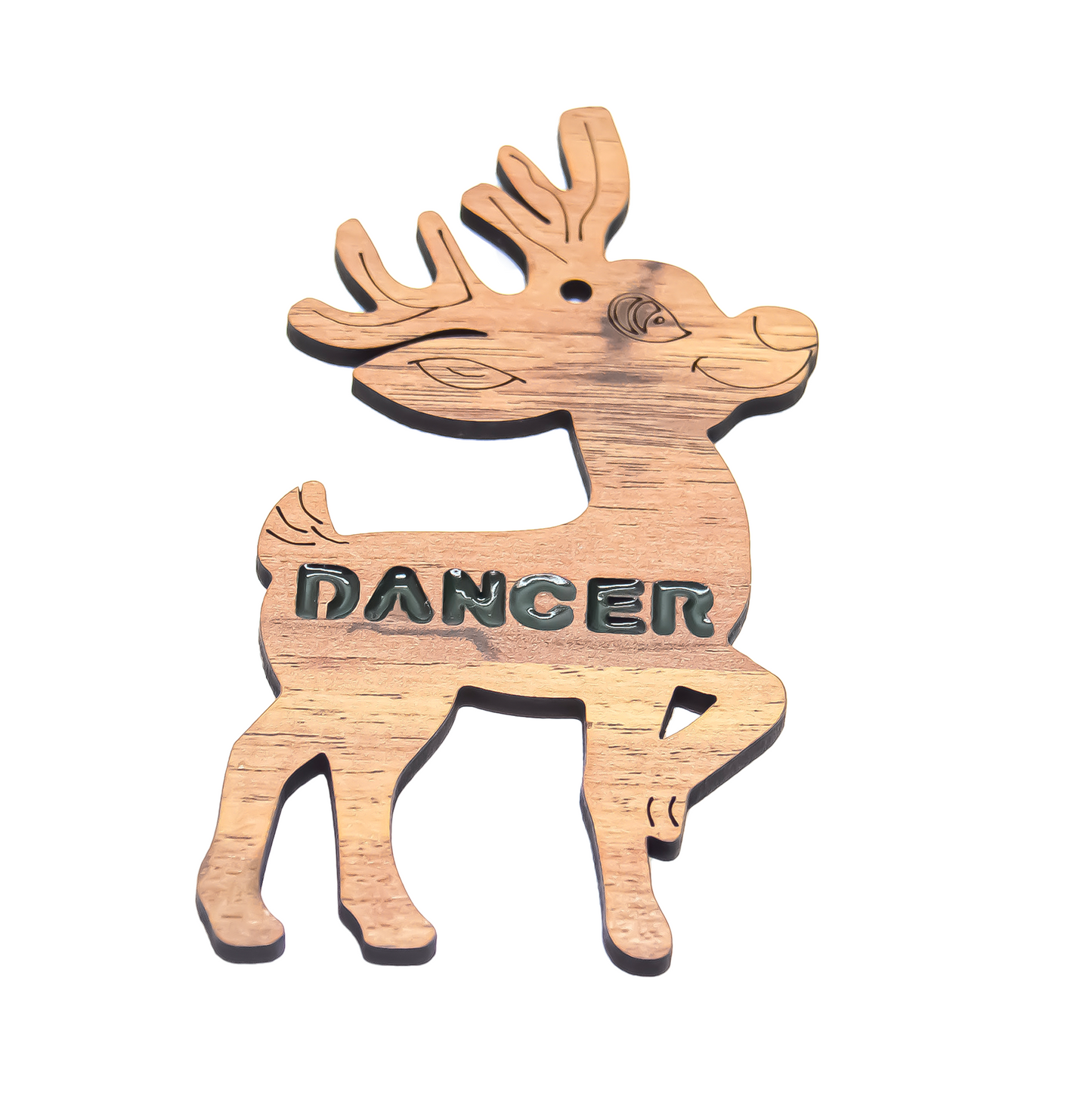 Santa's Reindeers Ornament Set