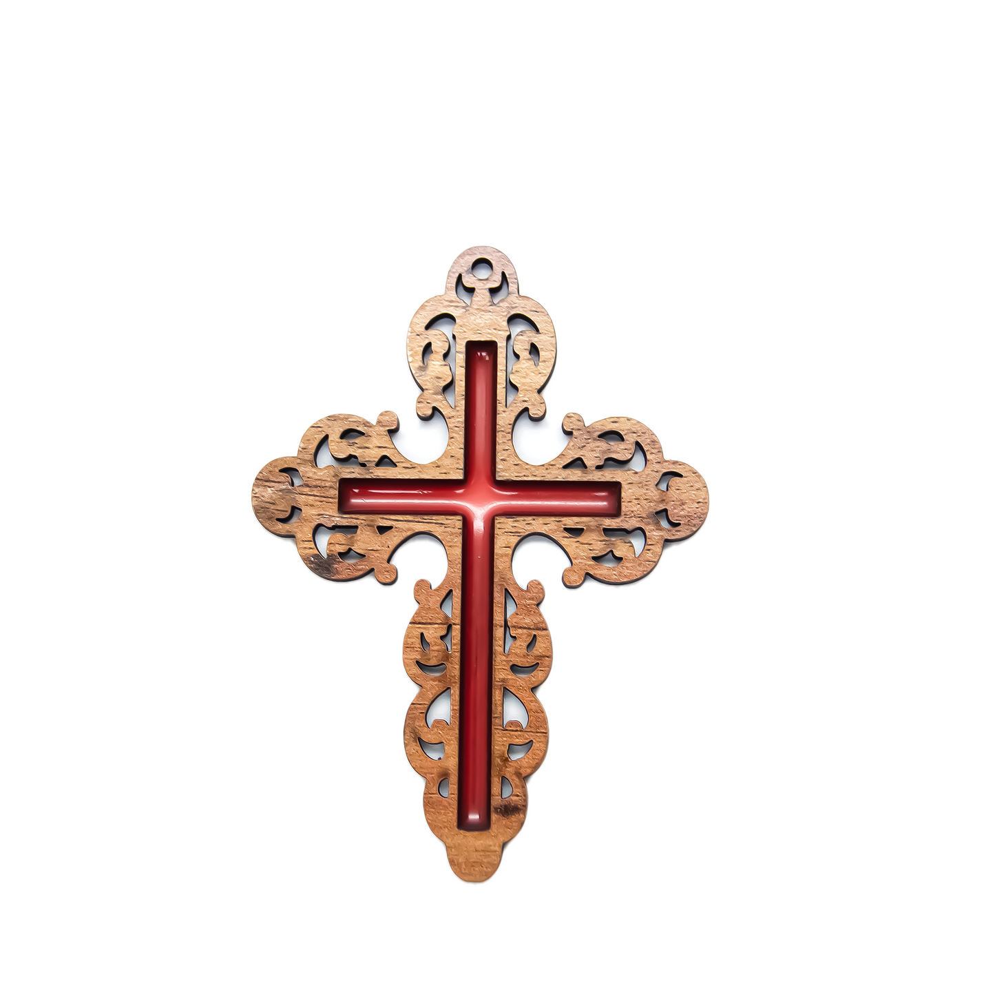 Cross with Mosaic Design