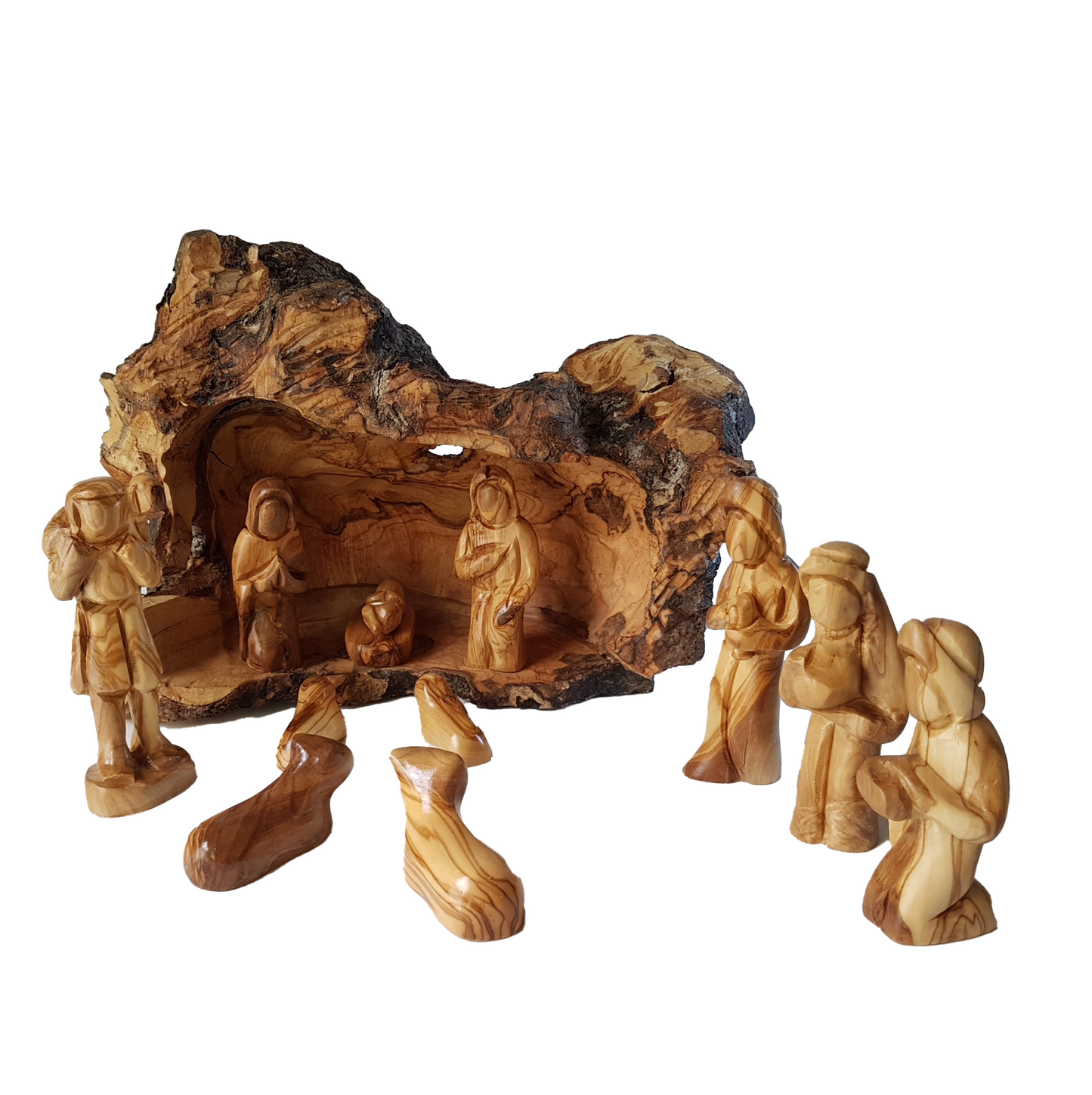 Cave Nativity Set - Tree Branch