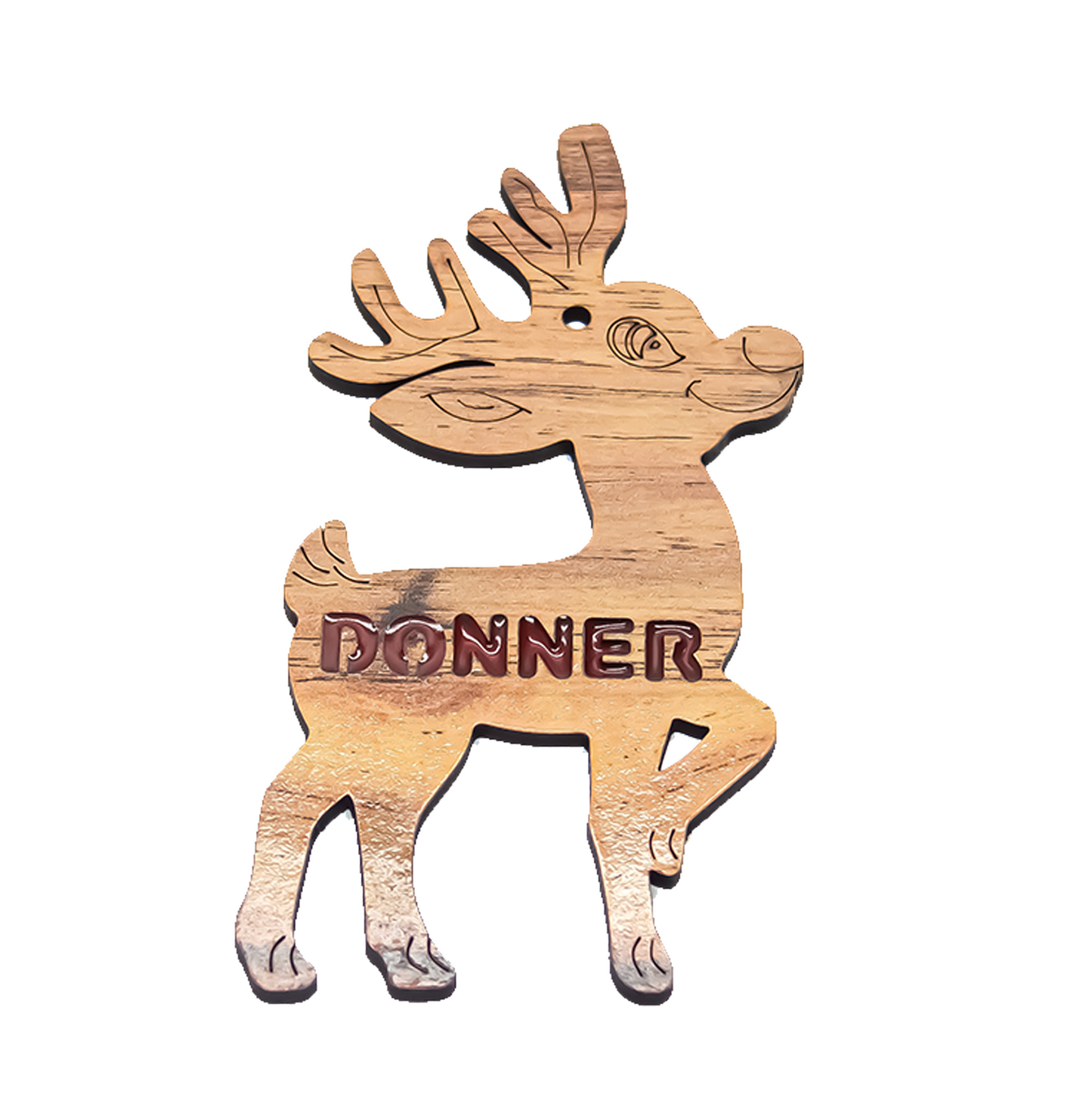 Santa's Reindeers Ornament Set