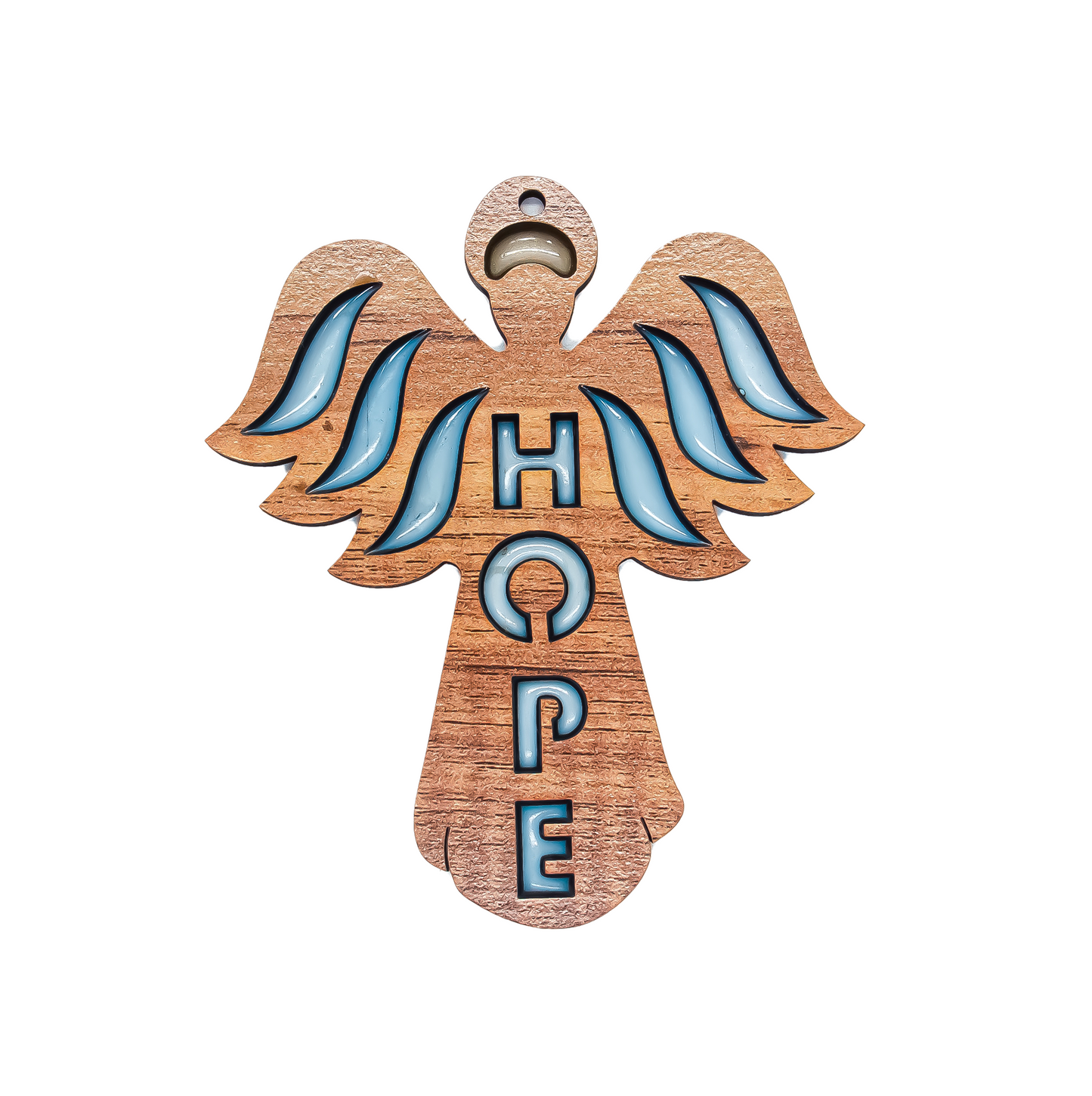 Triple Wing Angle Ornament - HOPE