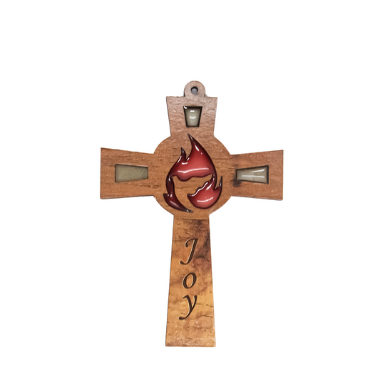 Joy Cross Ornaments