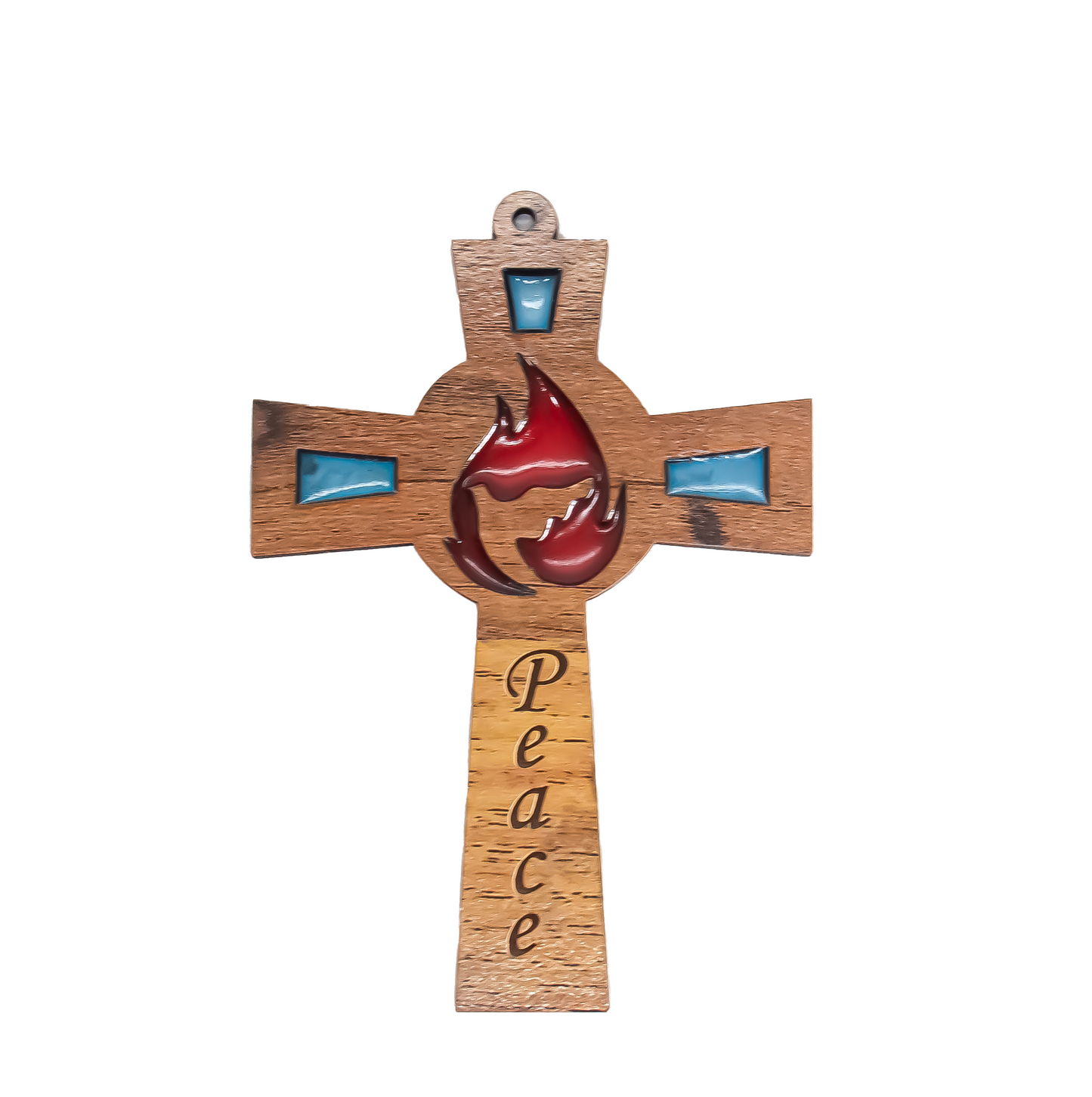 Peace Cross Ornament