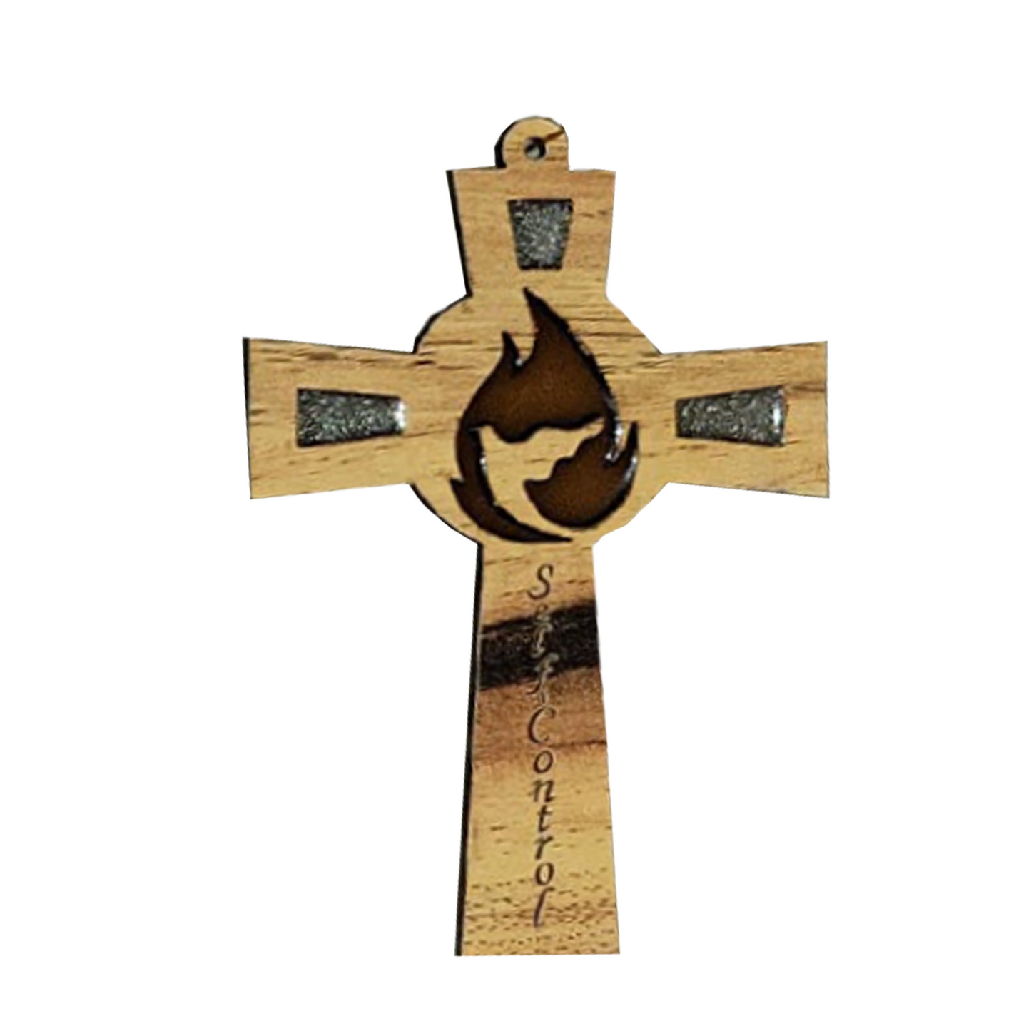 Selfcontrol Cross Ornaments