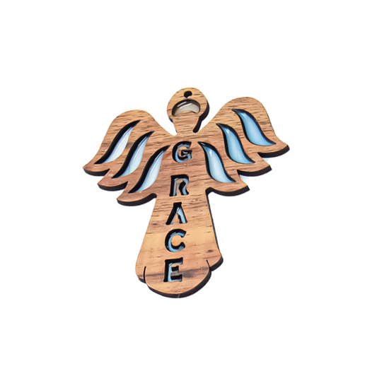 Triple Wing Angle Ornament - GRACE