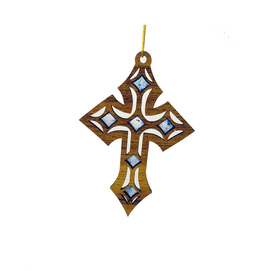 Diamon Cross Ornaments