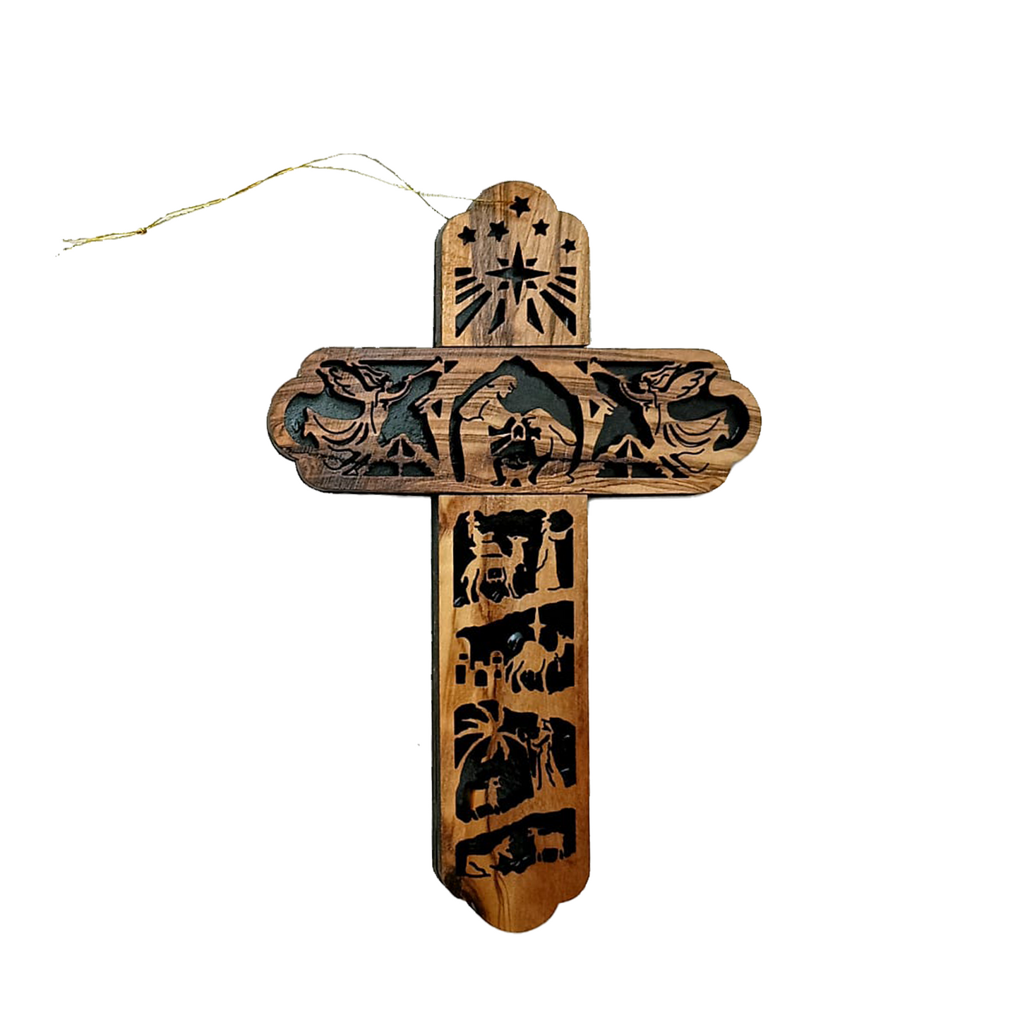 Large Cross Ornament - Christmas Story